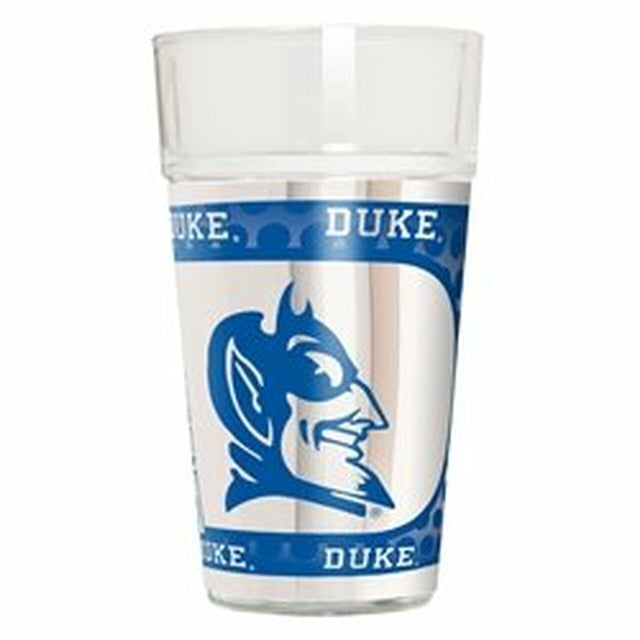 Vaso de viaje Duke Blue Devils de 16 oz con gráficos metálicos