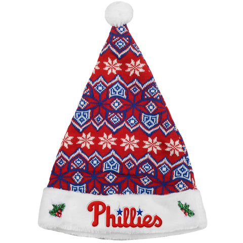 Philadelphia Phillies Knit Santa Hat - 2015