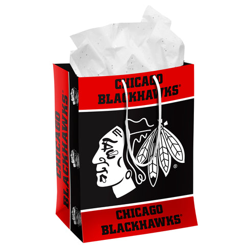 Chicago Blackhawks Gift Bag Medium - Special Order