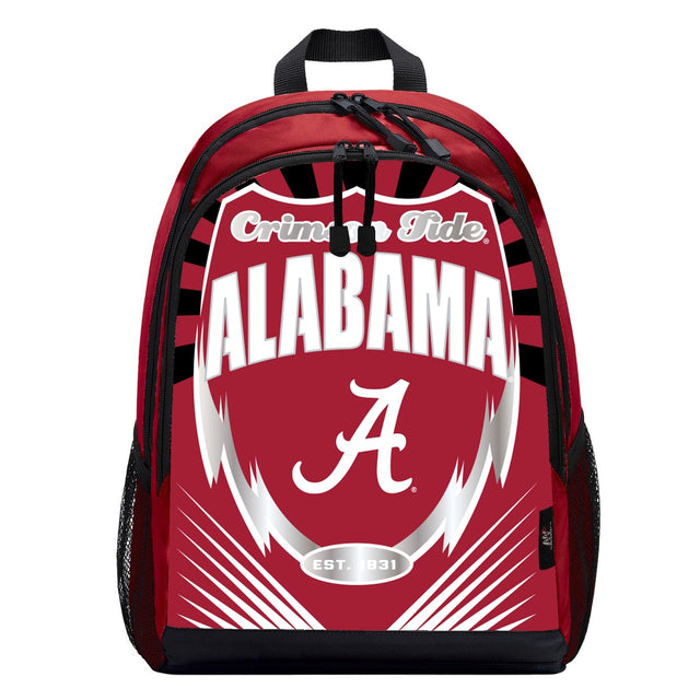 Mochila Alabama Crimson Tide estilo relámpago