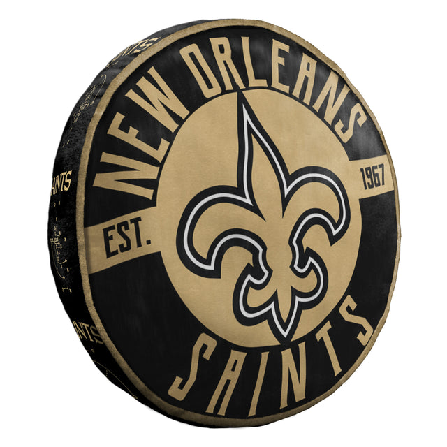 Almohada estilo Cloud to Go de los New Orleans Saints