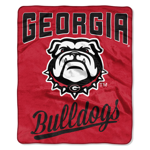 ~Georgia Bulldogs Blanket 50x60 Raschel Alumni Design~ backorder