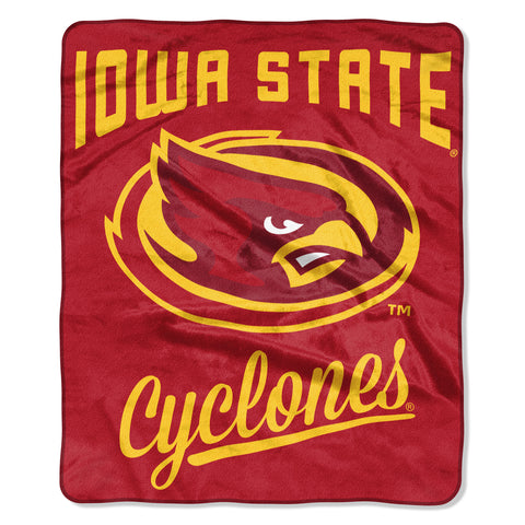 ~Iowa State Cyclones Blanket 50x60 Raschel Alumni Design~ backorder