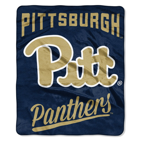 ~Pittsburgh Panthers Blanket 50x60 Raschel Alumni Design - Special Order~ backorder