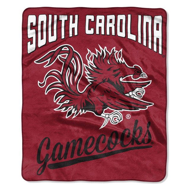 Manta Gamecocks de Carolina del Sur 50 x 60 Diseño de exalumnos de Raschel