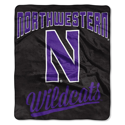 ~Northwestern Wildcats Blanket 50x60 Raschel Alumni Design - Special Order~ backorder