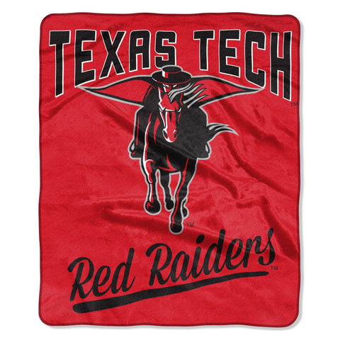 Texas Tech Red Raiders Blanket 50x60 Raschel Alumni Design