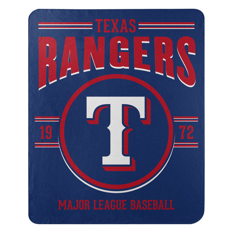 Texas Rangers Blanket 50x60 Fleece Southpaw Design