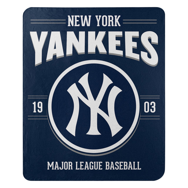 Manta de los Yankees de Nueva York de 50 x 60 pulgadas con diseño de Southpaw