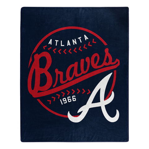 ~Atlanta Braves Blanket 50x60 Raschel Moonshot Design~ backorder