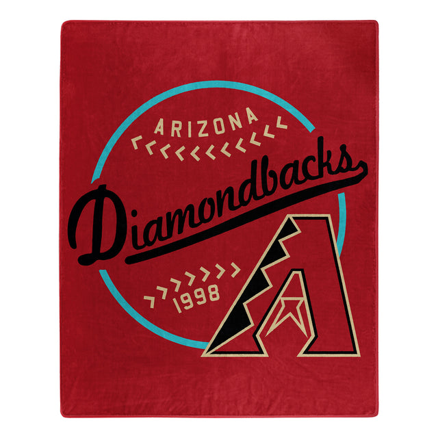 Manta de los Arizona Diamondbacks de 50 x 60, diseño de Raschel Moonshot