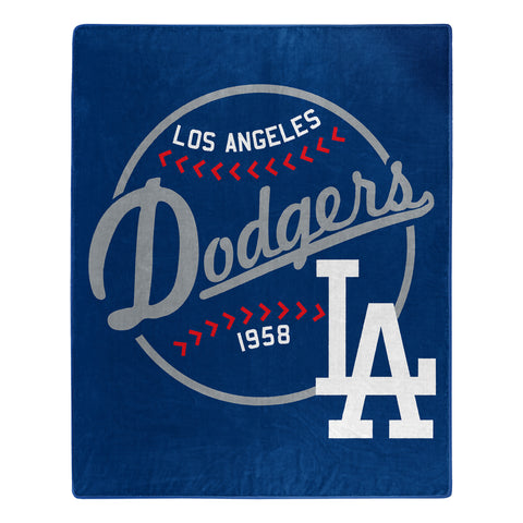 ~Los Angeles Dodgers Blanket 50x60 Raschel Moonshot Design~ backorder