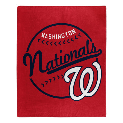 ~Washington Nationals Blanket 50x60 Raschel Moonshot Design~ backorder