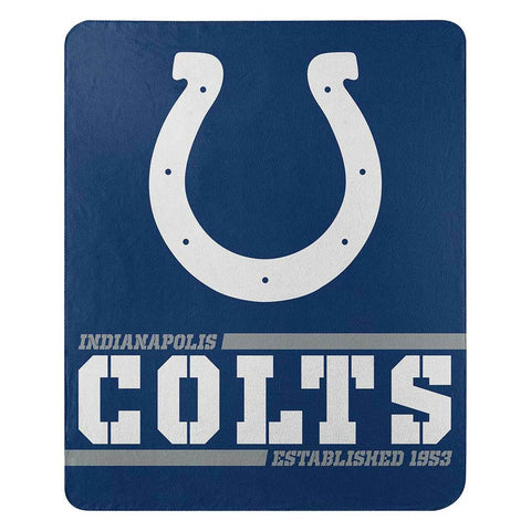 ~Indianapolis Colts Blanket 50x60 Fleece Split Wide Design~ backorder