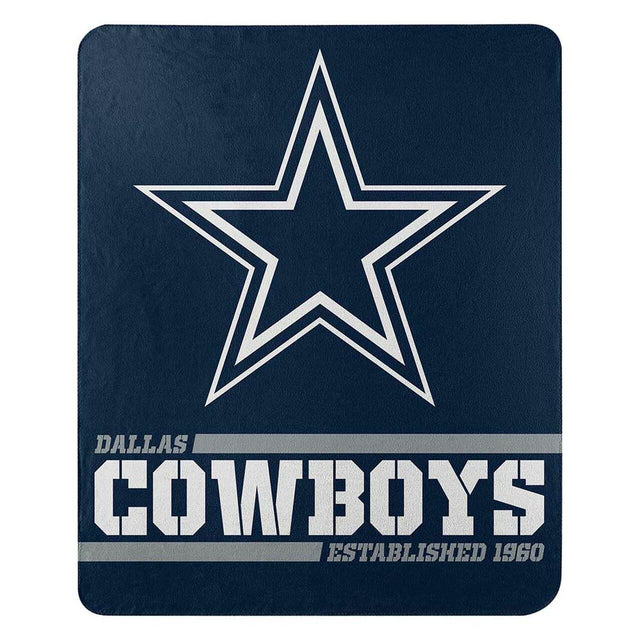 Dallas Cowboys Blanket 50x60 Fleece Split Wide Design