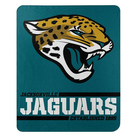 Jacksonville Jaguars Blanket 50x60 Fleece Split Wide Design