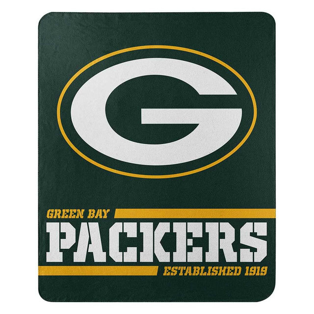 Manta de los Green Bay Packers de 50 x 60 cm, diseño ancho dividido