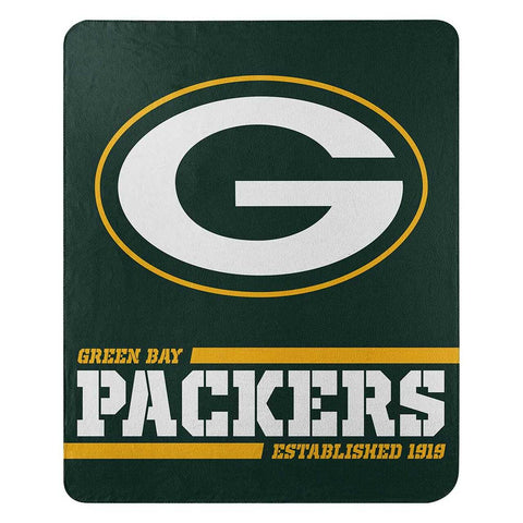 ~Green Bay Packers Blanket 50x60 Fleece Split Wide Design~ backorder