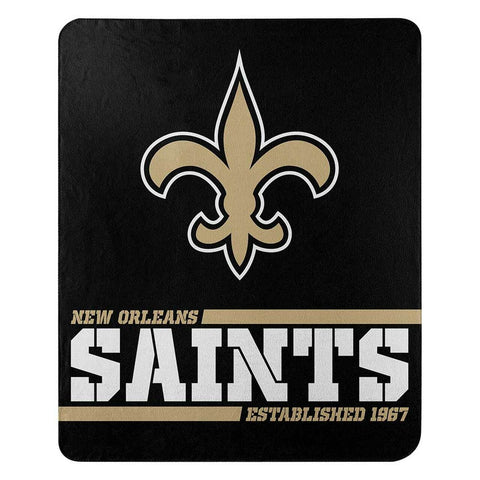~New Orleans Saints Blanket 50x60 Fleece Split Wide Design~ backorder