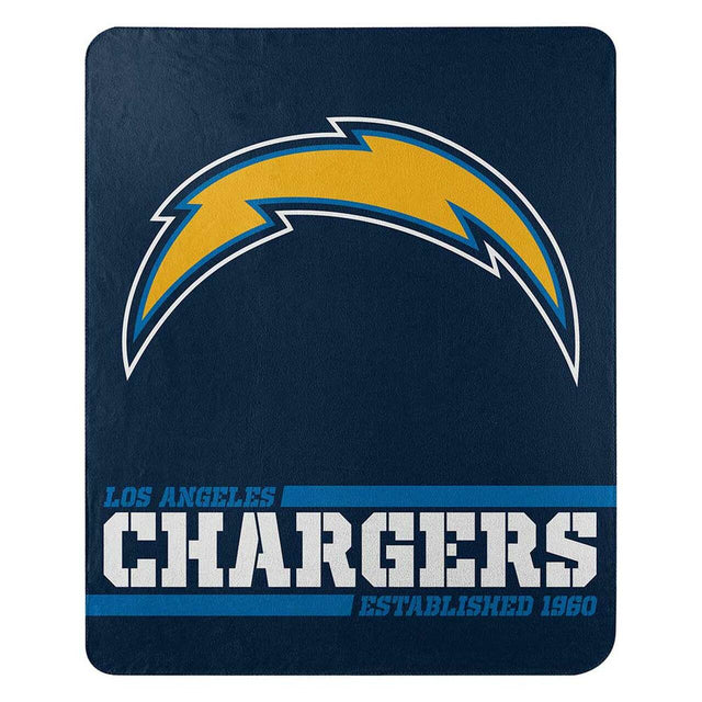 Los Angeles Chargers Blanket 50x60 Fleece Split Wide Design