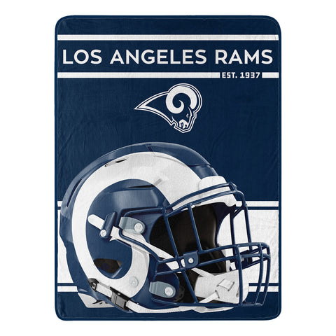 ~Los Angeles Rams Blanket 46x60 Micro Raschel Run Design Rolled~ backorder