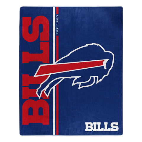 ~Buffalo Bills Blanket 50x60 Raschel Restructure Design~ backorder