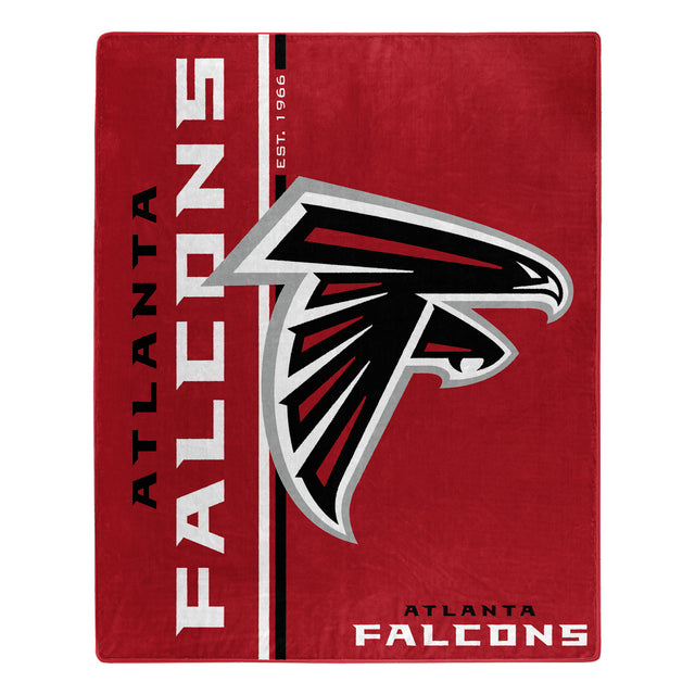 Manta de los Atlanta Falcons de 50 x 60 pulgadas, diseño de Raschel Restructure