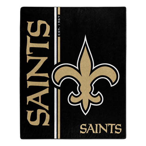 ~New Orleans Saints Blanket 50x60 Raschel Restructure Design~ backorder