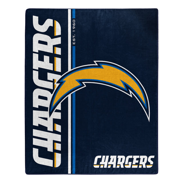 Los Angeles Chargers Blanket 50x60 Raschel Restructure Design