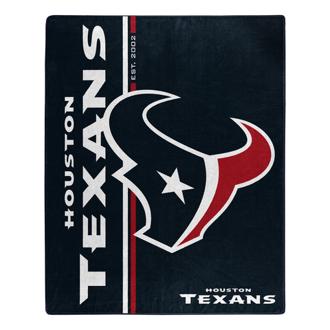 Houston Texans Blanket 50x60 Raschel Restructure Design