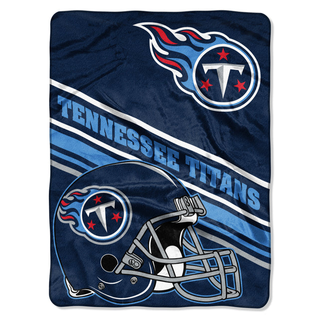 Manta Tennessee Titans 60x80 Diseño Raschel Slant