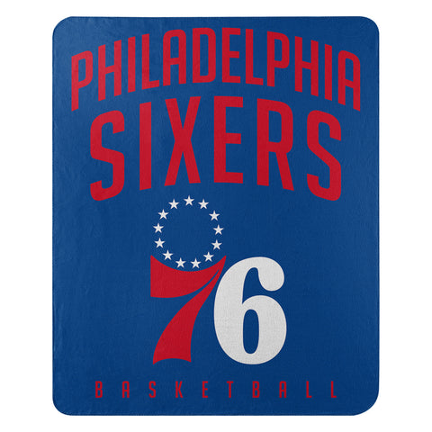 ~Philadelphia 76ers Blanket 50x60 Fleece Lay Up Design~ backorder