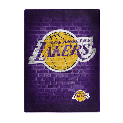 Los Angeles Lakers Blanket 60x80 Raschel Street Design