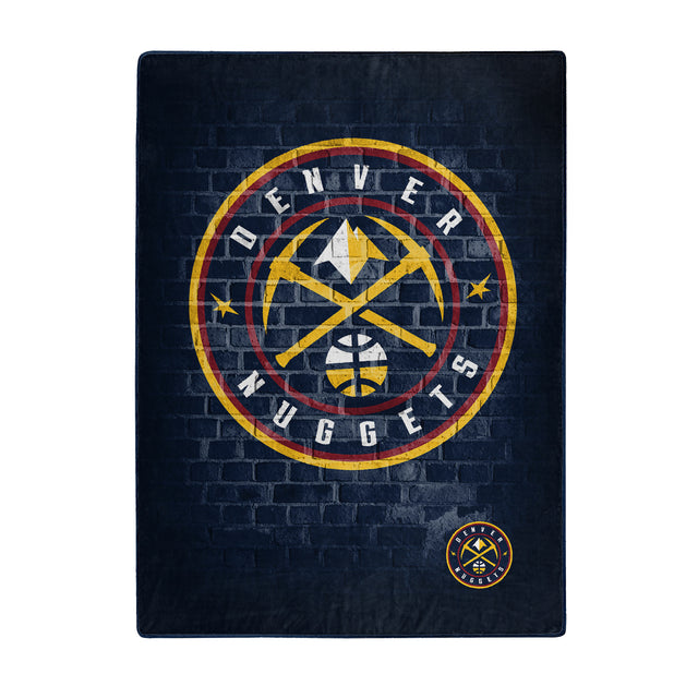 Manta de los Denver Nuggets de 60 x 80 pulgadas, diseño de Raschel Street