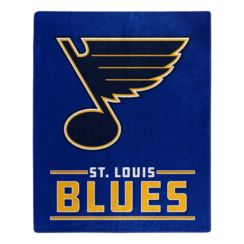 ~St. Louis Blues Blanket 50x60 Raschel Interference Design~ backorder