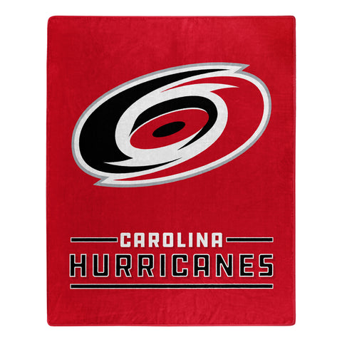 ~Carolina Hurricanes Blanket 50x60 Raschel Interference Design~ backorder