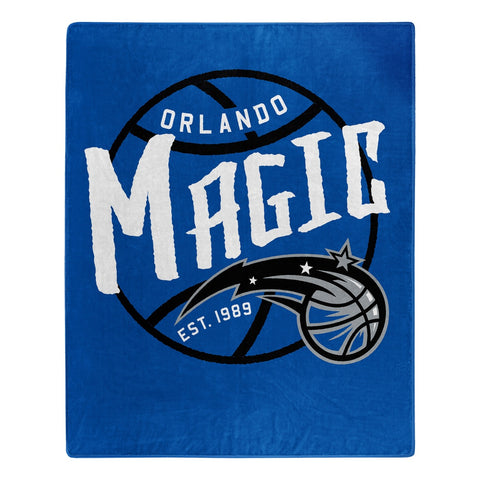 ~Orlando Magic Blanket 50x60 Raschel Blacktop Design - Special Order~ backorder