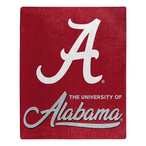 Alabama Crimson Tide Blanket 50x60 Raschel Signature Design