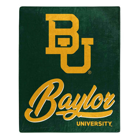 Baylor Bears Blanket 50x60 Raschel Signature Design