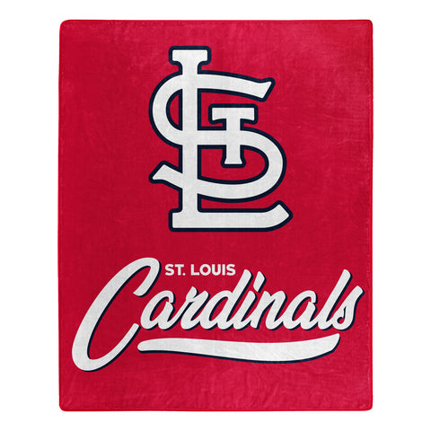 St. Louis Cardinals Blanket 50x60 Raschel Signature Design