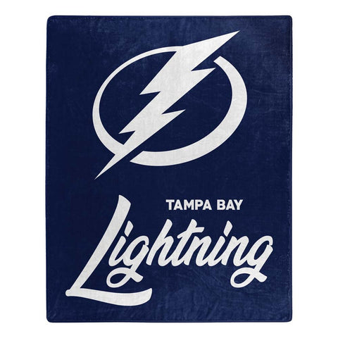 ~Tampa Bay Lightning Blanket 50x60 Raschel Signature Design~ backorder