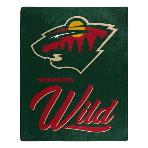 ~Minnesota Wild Blanket 50x60 Raschel Signature Design~ backorder