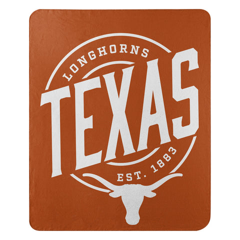 Texas Longhorns Blanket 50x60 Fleece Campaign Design