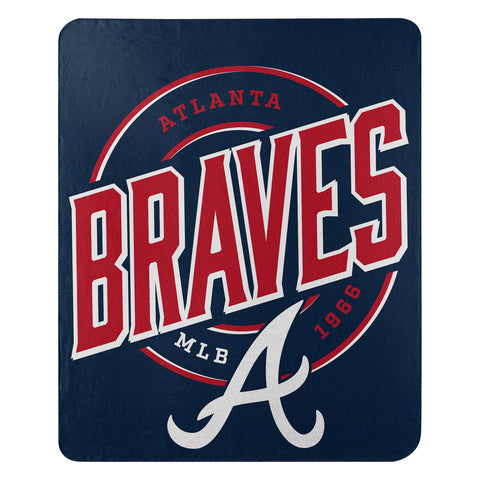 Atlanta Braves Blanket 50x60 Fleece Campaign Design