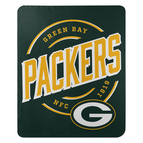 Green Bay Packers Blanket 50x60 Fleece Campaign Design