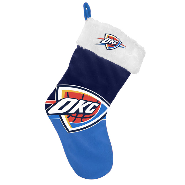 Oklahoma City Thunder Stocking Basic Design 2018 Holiday