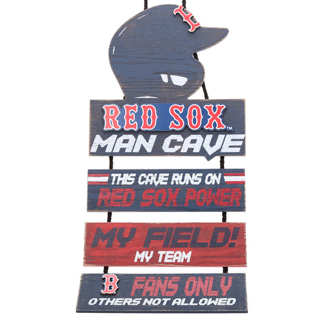 Boston Red Sox Sign Wood Man Cave Design