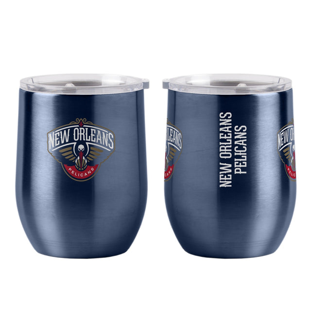 Vaso de viaje ultra curvo de 16 oz de los New Orleans Pelicans