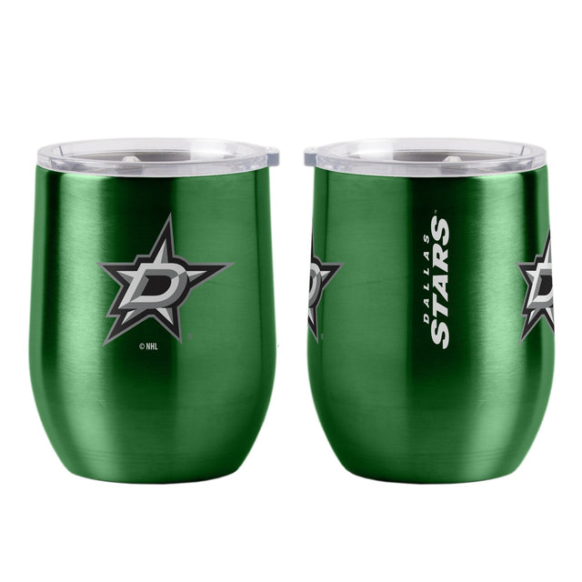 Vaso de viaje Dallas Stars de 16 oz con tapa ultra curvada