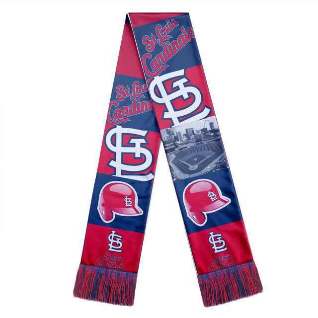 Diseño de barra con estampado de bufanda de los St. Louis Cardinals